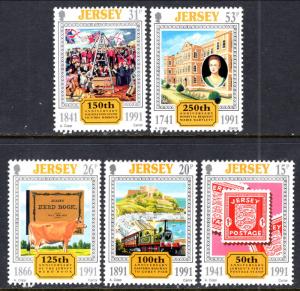 Jersey 563-567 MNH VF