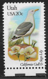 US #1996 20c State Birds and Flowers - Utah