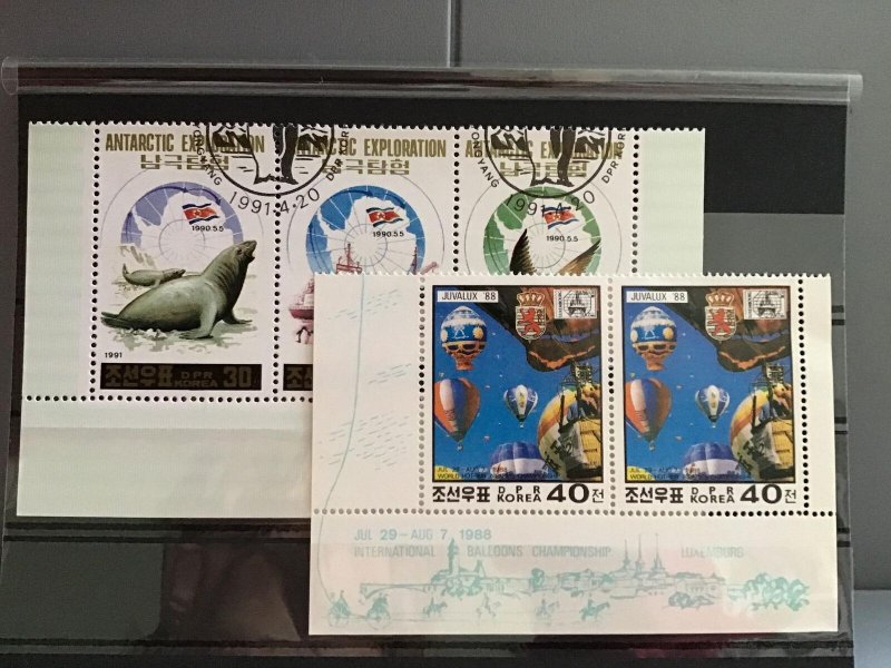 Korea Antarctic and Balloons   stamps blocks R26730