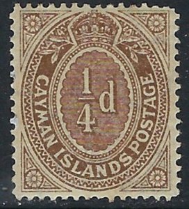 Cayman Is 31 MH 1908 issue (ak3619)