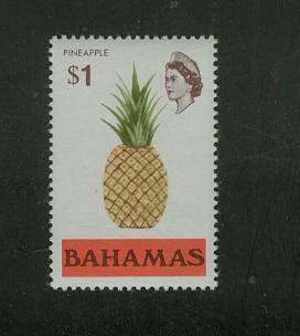 BAHAMAS 1976 $1 PINEAPPLE MNH