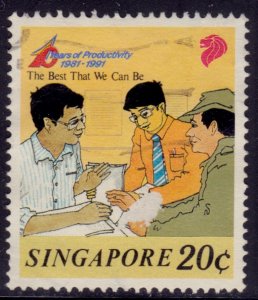 Singapore, 1991, Productivity Movement, 20c, used*