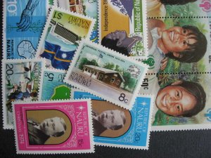 NAURU 14 different MNH nice stuff, check them out! PLZ read descr