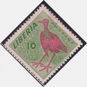 Liberia 345 Jacana 1953