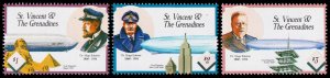 St. Vincent & Grenadines Scott 1866, 1869, 1870 (1993) Mint NH VF, CV $9.25 C