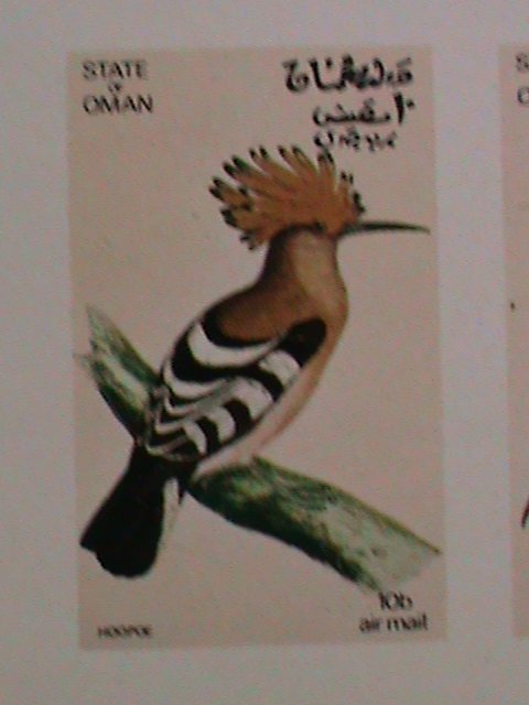 ​OMAN-1973 WORLD FAMOUS LOVELY BIRDS MNH IMPERF SHEET- WE SHIP TO WORLD WIDE