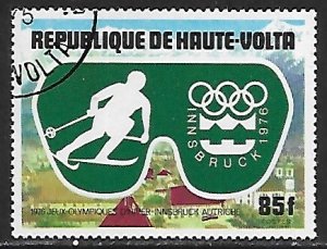 Upper Volta # 386 - Winter Olympics, Skiing - unused CTO....{KlZw14}