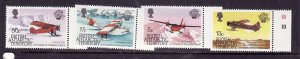 British Antarctic Territory-Sc#117-20- id3-unused NH set-Planes-Manned Flight-19