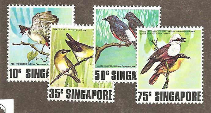 Singapore  Scott #295-298  Mint NH   Scott CV $8.50