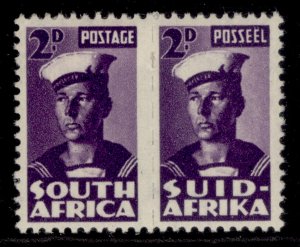 SOUTH AFRICA GVI SG100, 2d violet, M MINT.