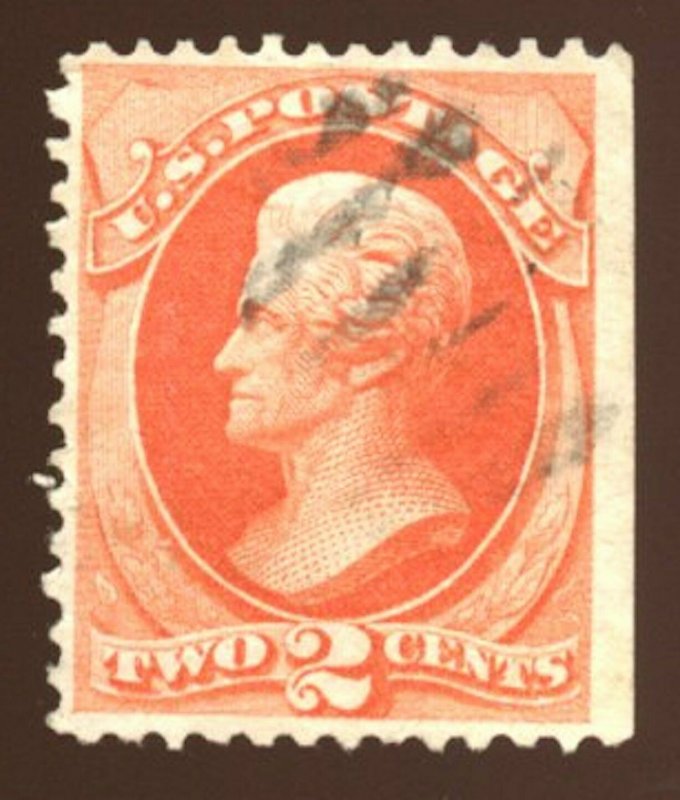 U. S. Sc# 178, Used - F-VF. Straight Edge on Right - No Flaws.  2019 SCV $9.00