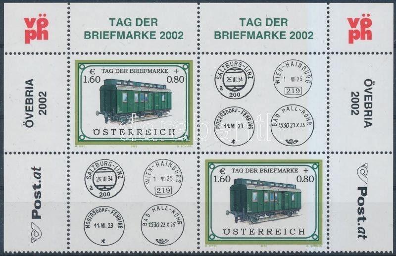 Austria stamp Stamp Day corner coupon pair MNH 2002 Mi 2380 WS193570