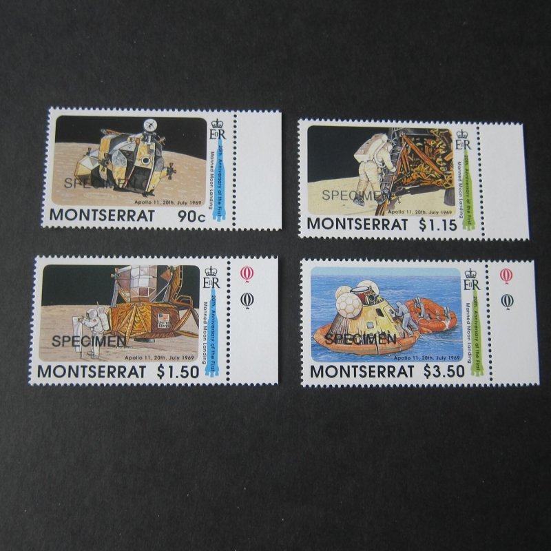 Montserrat 1989 Sc 726-729 set SPECIMEN MNH