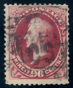 US Stamp #191 Perry 90c - PSE Cert - USED - CV $400.00 - See Description
