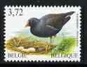 Belgium 2002-09 Birds #5 Moorhen 3.72 Euro unmounted mint...