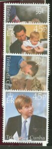 Tristan da Cunha #684-687  Single (Complete Set)