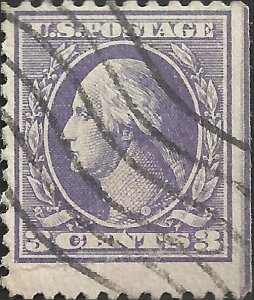 # 530 Used Triple Center Line Minor Fault Purple George Washington