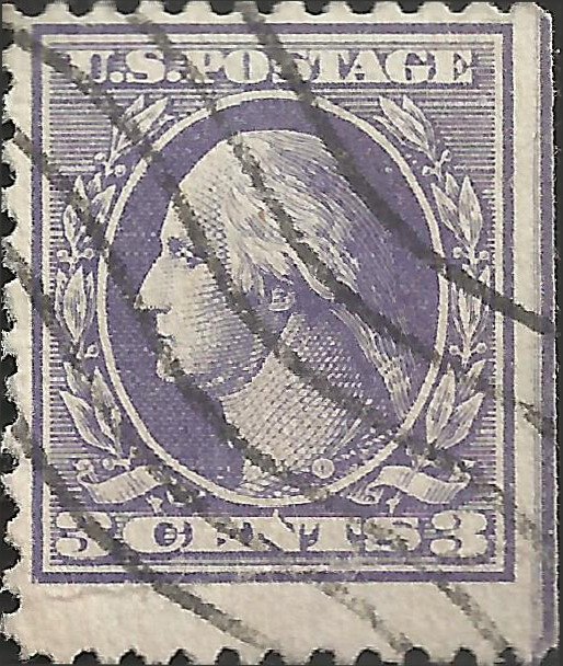 # 530 Used Triple Center Line Minor Fault Purple George Washington