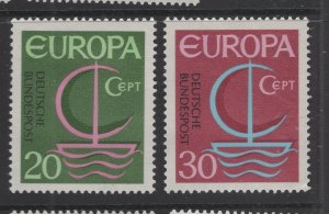 Germany #963-64 (1966 Europa issue) VFMNH CV $0.50