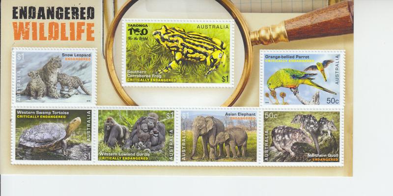 2016 Australia Endangered Wildlife SS  (Scott 4543a) MNH