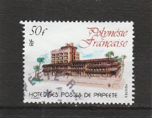 French Polynesia  Scott#  333  Used  (1980 Papeete Post Office Building)