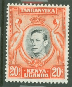 Kenya Uganda Tanganyika/Tanzania #74v Unused Single