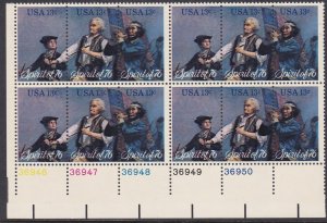 1631a American Bicentennial Plate Block MNH