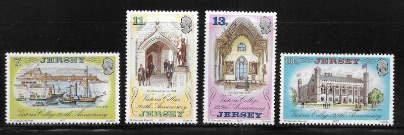 Jersey 179-182 125th Victoria College Unused Hinged 2025 Scott c.v. $1.10 30%