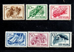 Yugoslavia-Trieste 42-47 Set Mint hinged