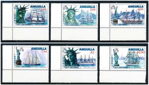 Anguilla #657-662  Set of 6 MNH