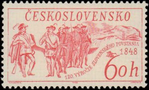 Czechoslovakia #1564-1565, Complete Set(2), 1968, Never Hinged