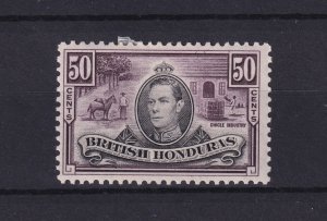British Honduras KGVI 1938 50c SG158 MLH BP15657