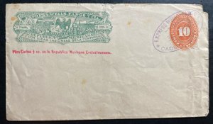 1893 Cadereyta NL Mexico Wells Fargo Express Postal Stationery Cover