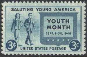 SC#963 3¢ Youth Month Single (1948) MNH