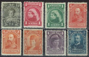 NEWFOUNDLAND 1897 ROYAL PORTRAIT SET 