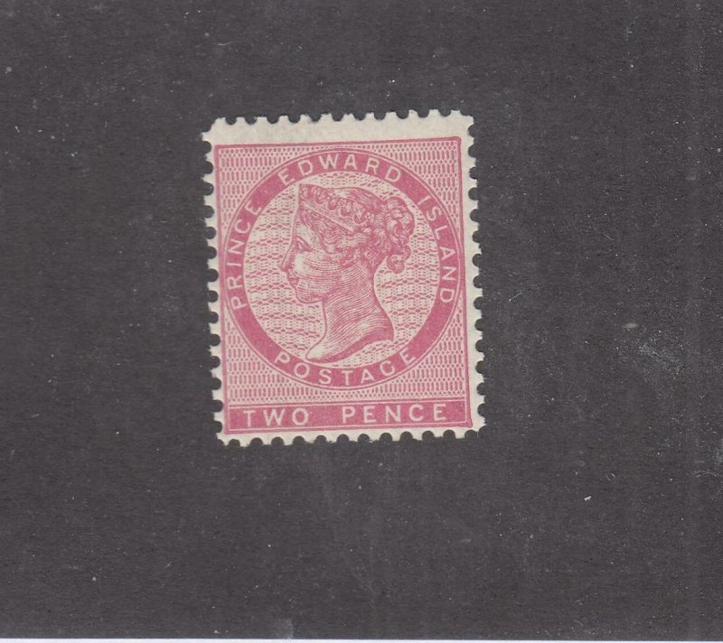 PRINCE EDWARD ISLAND # 5  F-VF-MLH  2d QUEEN VICTORIA /ROSE CAT VALUE $10