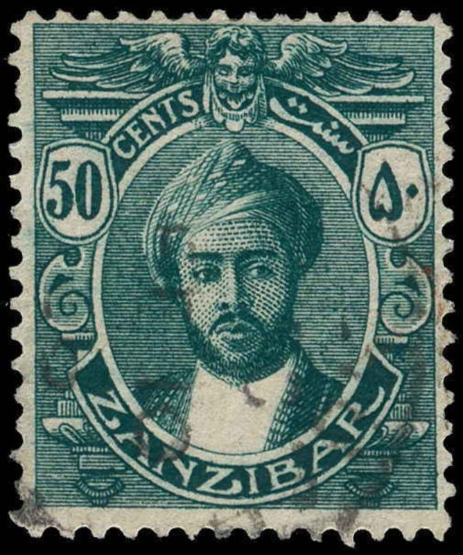 Zanzibar Scott 168 Variety Gibbons 288y Used Stamp