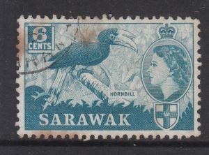 Malaya Sarawak 1955 Sc 200 6c Used