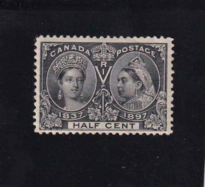 Canada: Sc #50, .5c Jubilee Issue, MH, Small Thin (45347) 