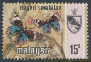 Negri Sembilan  SC# 90 Used  Butterflies see details & scans