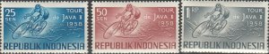 Indonesia, #465-467  Unused From 1958