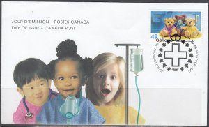 Canada Scott 2035 FDC - Montreal Children's Hospital