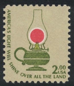 Scott 1611- $2 Kerosene Lamp, America's Light- Americana Series- MNH 1978- mint