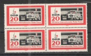 Germany - GDR/DDR 1963 Sc# 652 MNH F - International Red Cross