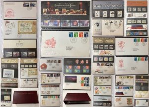 GB RM Album FDC Covers x 22 + Special Packs x 18 GM2865