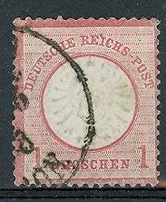 Germany 1872 Scott 17 used fvf scv $6.00 less 80% =$1.20