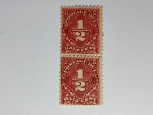 SCOTT #J68 UNITED STATES POSTAGE DUE DOUBLE MINT NEVER HINGED BEAUTY