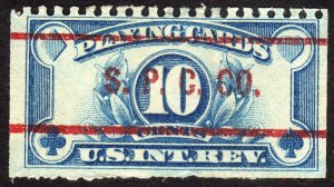 1929, US 10c, Playing Cards Reveue, Used, thin, Sc RF23
