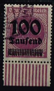 Germany 1923,Sc.#253 used color a cv.€140