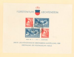 Liechtenstein #B14  Souvenir Sheet
